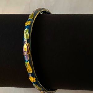 Cloisonné Bracelet with raised designs